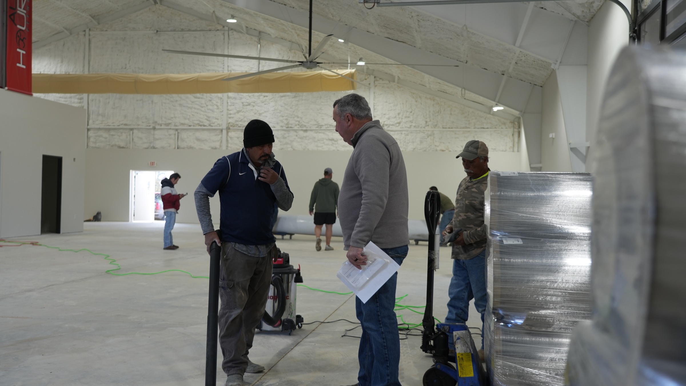 DSW team coordinating work on an active North Louisiana project